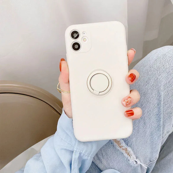 Color: Dark Grey, Ships From: CHINA, Material: EVA - With Ring Holder Phone Case For Samsung Galaxy F640-12000036956135591