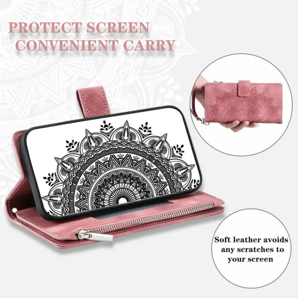 Color: GRAY, Material: tpu - CrossBody Strap Zipper Wallet Coque for Samsung Galaxy A71 A51 A50 A41 F640-12000034618613228
