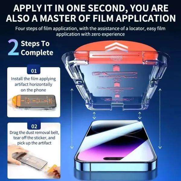 Compatibility by Model: Poco X6, Material: Leather - 5pcs Dust Free Install Anti-Spy Tempered Glass F640-12000049017318054