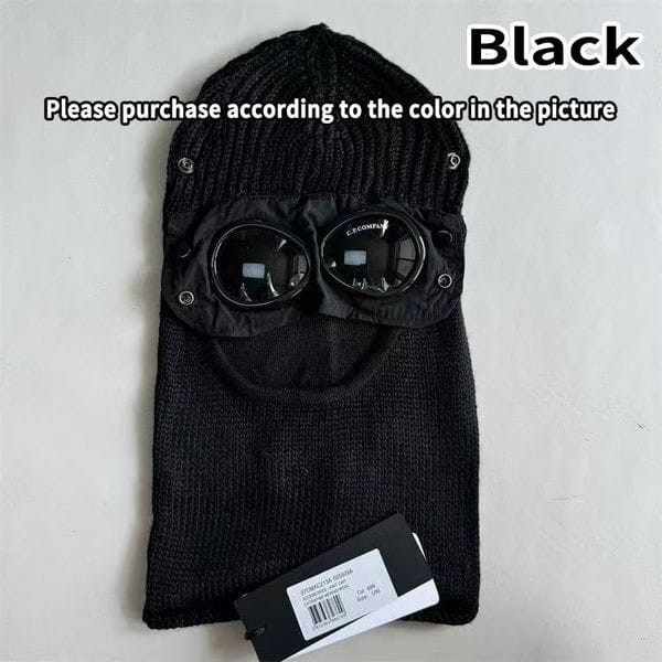 Color: No.20 - CP Balaclava Extra Fine Merino Wool Goggle Balaclava Caps classic thick wool mens be Y829-1331410834383323168