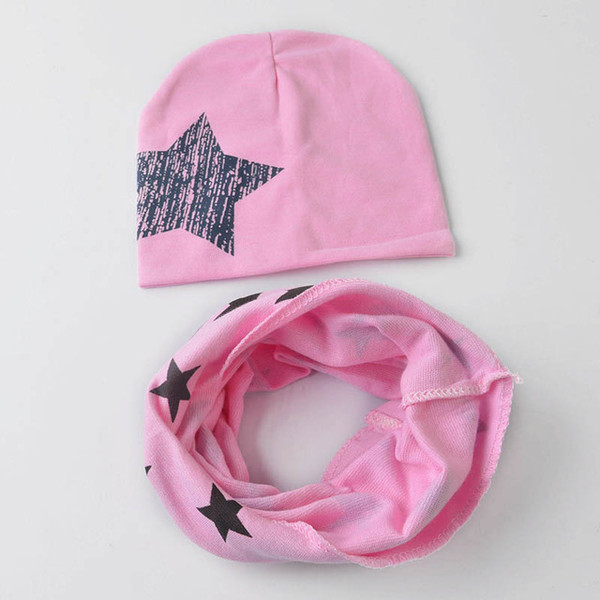 Color: 2Pink, Size: One Size - Winter Hat Scarf For Baby Boys Girl Kids Newborn Beanie Q119-CJMZ120821604DW