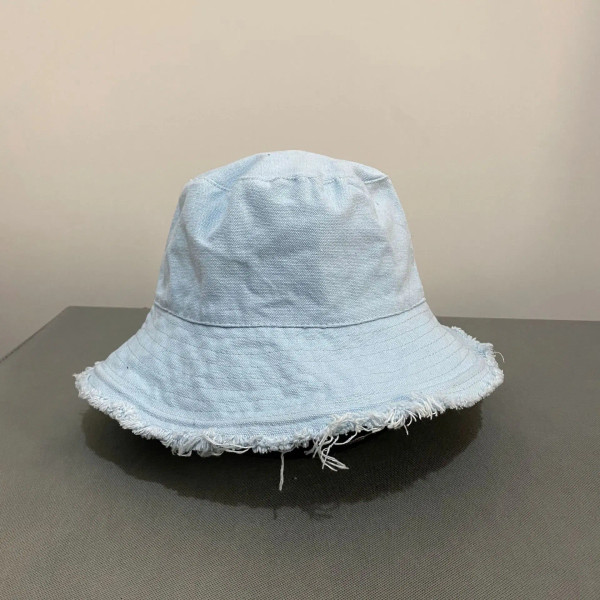 Color: Black, Size: XS - Fashion Women Cotton Bucket Hats Female Summer Autumn Sunscreen Fisherman  F640-12000036047142933