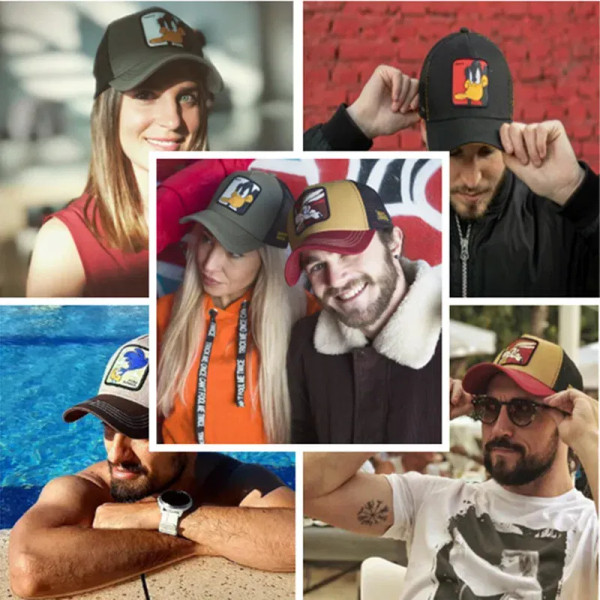Color: Green, Size: Adjustable - Hot Sale Unisex Anime Cartoon Cap High Quality Patch Draw Baseball F640-12000037706413954
