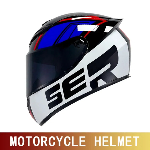Color: army green, Size: S - Motorcycle helmet motorcycle full helmet racing kart winter anti-fog r F640-12000044664601957
