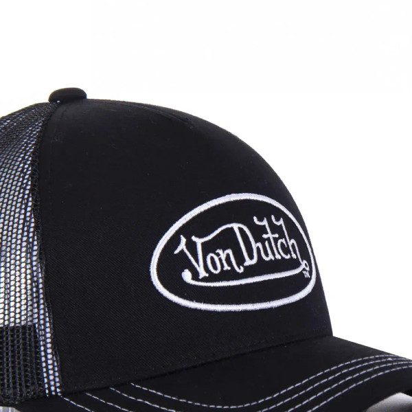Color: CAMOUFLAGE - VON baseball cap Alphabet sunblock mesh embroidered trucker hat F640-12000041569966631
