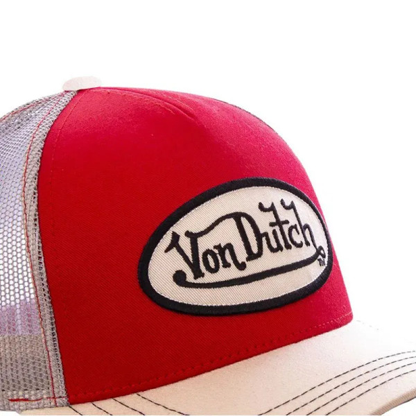 Color: CAMOUFLAGE - VON baseball cap Alphabet sunblock mesh embroidered trucker hat F640-12000041569966631