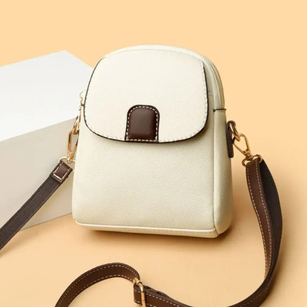 Color: Blue - Mini Square Bags Bag Versatile Crossbody Shoulder Bag Casual Trendy Leather Bag Cellp F640-12000039684287224