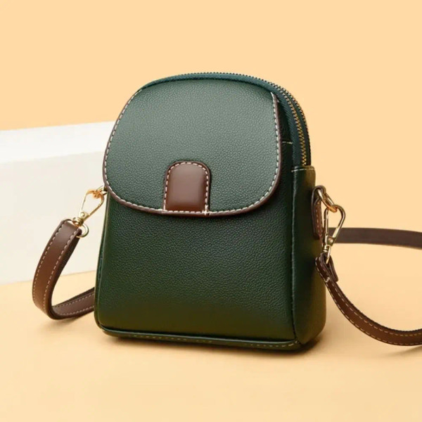 Color: Blue - Mini Square Bags Bag Versatile Crossbody Shoulder Bag Casual Trendy Leather Bag Cellp F640-12000039684287224