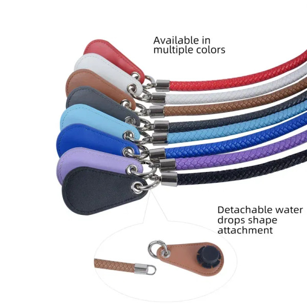 Color: Silver, Ships From: CHINA - 2025 Obag PU Woven braided leather Rope Handles strap belt for O F640-12000050654750151