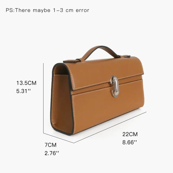 Color: Orange - MABULA Genuine Leather Top Handle Satchel Purse for Women 2023 Brand Designer Luxur F640-12000032649248378