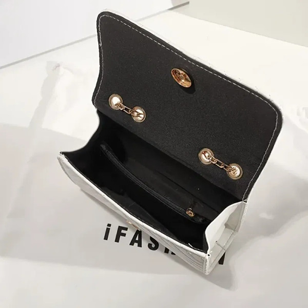 Color: black, Size: XS - Embroidery Women Crossbody Bag Thread Luxury Handbag Shoulder Bags Brand S F640-12000038485618598