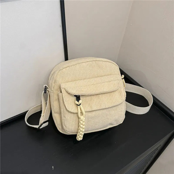 Color: SKY BLUE - Crossbody Bags Women Canvas Flap-bag Kawaii Harajuku All-match Students Casual Fe F640-12000039674637929