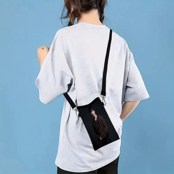Color: PURPLE, Size: Extra Large - Ji Chang Wook Phone Bag Adjustable and Detachable Strap Designed F640-12000049029342363