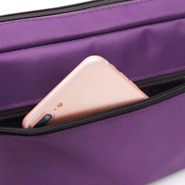 Color: Burgundy - Purple One Shoulder Crossbody Bag Portable Commuting Large Capacity Simplicity St F640-12000038178555394
