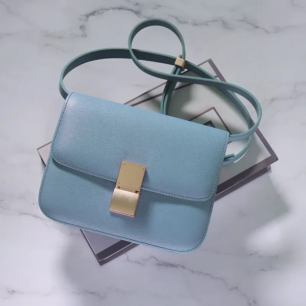 Color: Ivory, Size: M - Factory Genuine Leather Ladies Tofu Bag Luxury Design Handbag Purse Small S F640-12000033444466311