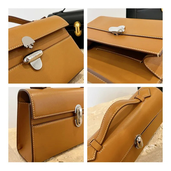 Color: Green - MABULA Genuine Leather Top Handle Satchel Purse for Women 2023 Brand Designer Luxury F640-12000032384069726