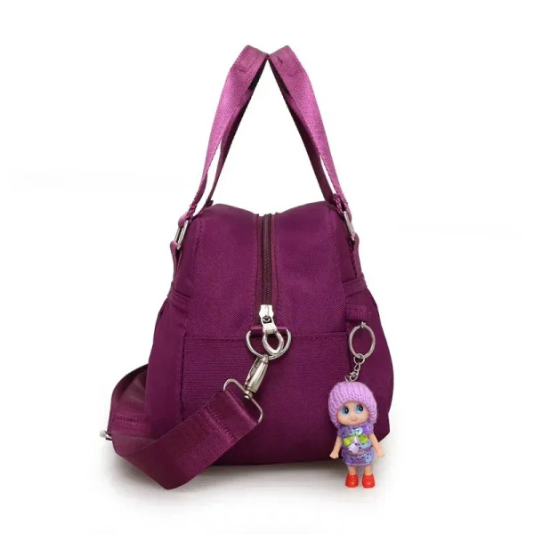Color: Ivory - Crossbody Bags for Women Simple Canvas Square waterproof Bag Designer Luxury Women's F640-12000041315465899