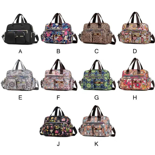 Color: black - Casual Large Capacity Women's Travel Bags Easy to Carry Sports Gym Bag Overnight Sho F640-12000043199580223