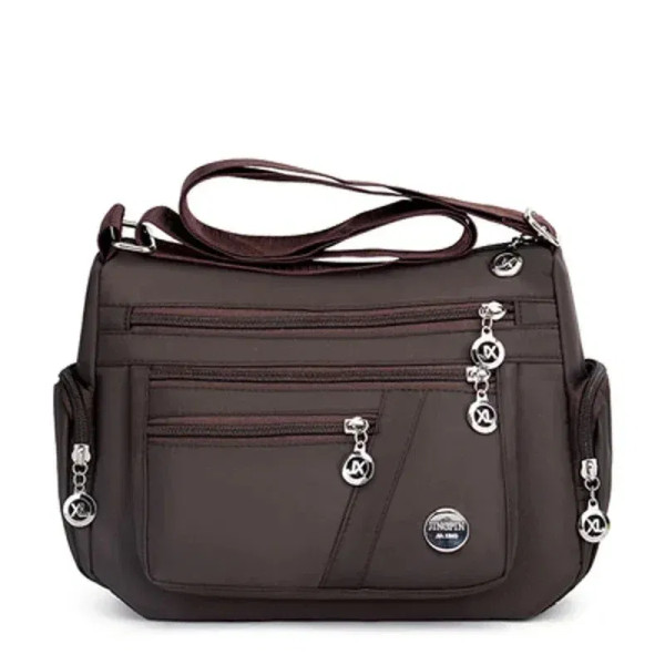 Color: Blue, Size: S - New Casual Large Capacity Shoulder Bags For Women Waterproof Oxford Multi-Zi F640-12000039242456576