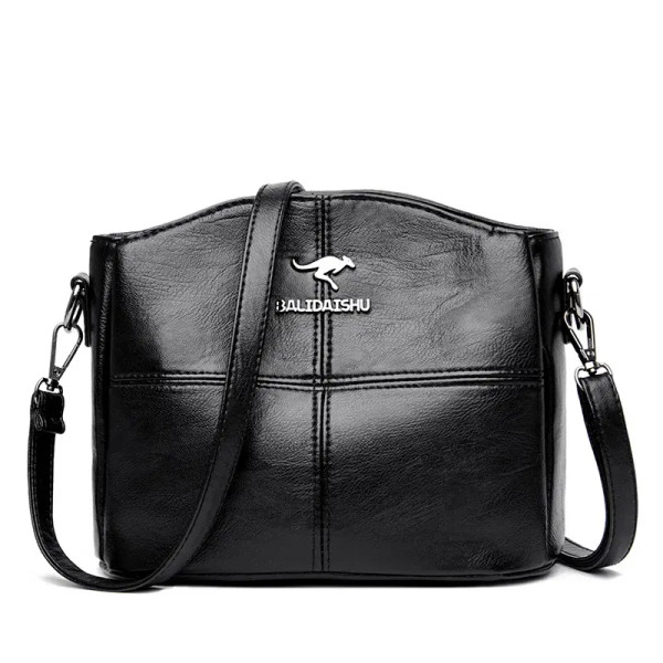 Color: DEEP BLUE, Ships From: CHINA - Women Embroidery Tote Bag High Quality Leather Ladies Handbag F640-12000036788079507