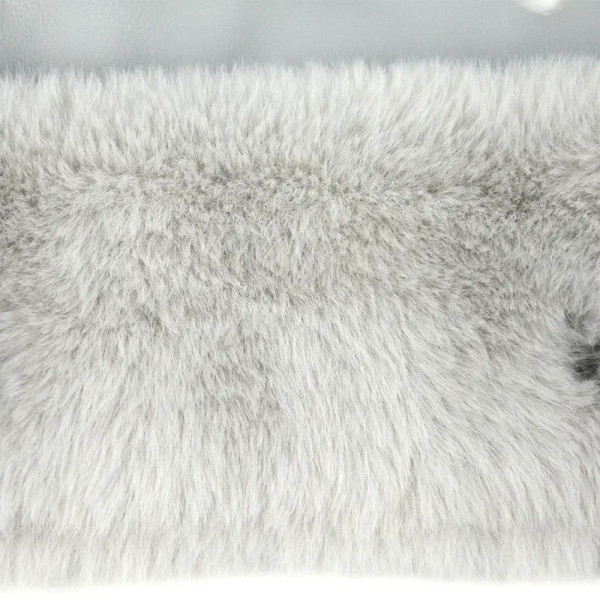 Color: black - Tanqu New Colors Faux Rex Rabbit Fur Furry Plush Trim for O BAG Thermal Decoration F F640-12000040004073695