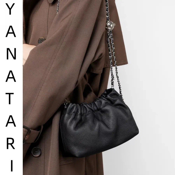 Genuine leather cloud bag Shoulder Bag Handbag Women's Crossbody Bags Cowhide Underarm Small chain  F640-3256805717936667