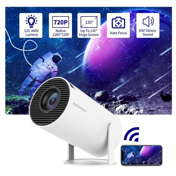 HY300  Game Projector Android 11 System With Wireless Gaming Controller 720P Home Theater(US Plug) A146-TBD0605783401A