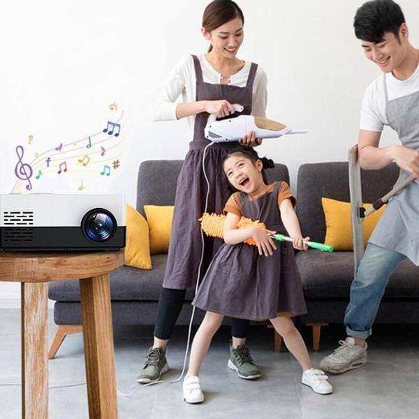 S261/J16 Home Mini HD 1080P Portable LED Projector, Support TF Card / AV / U Disk, Plug Specificati A146-TBD0426966003C