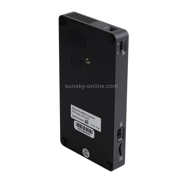 P8I 854x480 100LM Mini Portable Multimedia DLP Projector A146-DMP0120