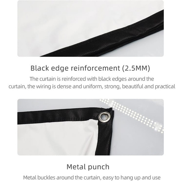 Simple Folding High Density Polyester Projector Film Curtain, Size:60 inch (16:9) Projection Area:  A146-EDA009426