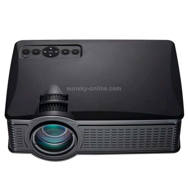 LY-50 1800 Lumens 1280x800 Home Theater LED Projector with Remote Control, Support AV & USB & VGA & A146-DMP1929B
