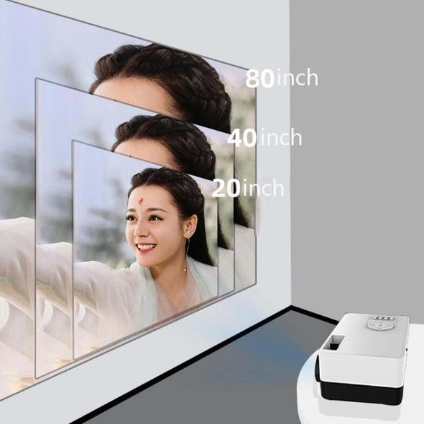 S261/J16 Home Mini HD 1080P Portable LED Projector, Support TF Card / AV / U Disk, Plug Specificati A146-TBD0426966004A