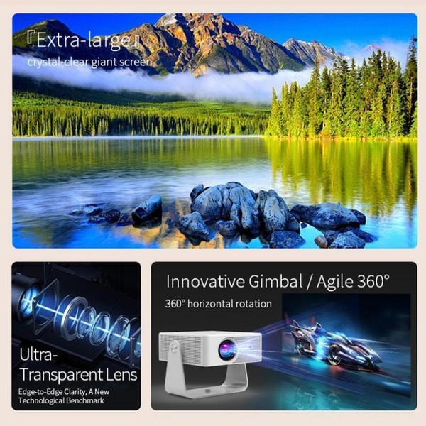 360 Degree Wireless Micro Android Projector(US Plug) A146-TBD0606156401A