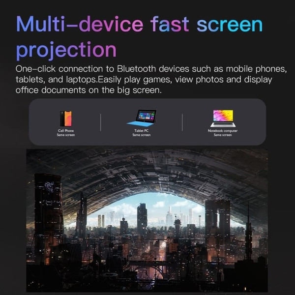 S30 Android System HD Portable WiFi Mobile Projector, Plug Type:AU Plug(Black) A146-EDA004163404A