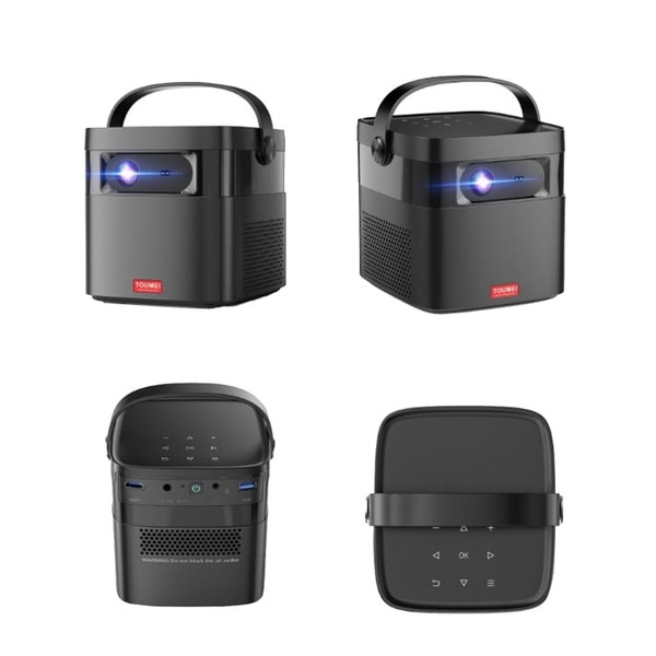 TOUMEI M2 Built-In Large Capacity Battery Outdoor Projector Handheld Portable Projection US Plug A146-TBD0605246101