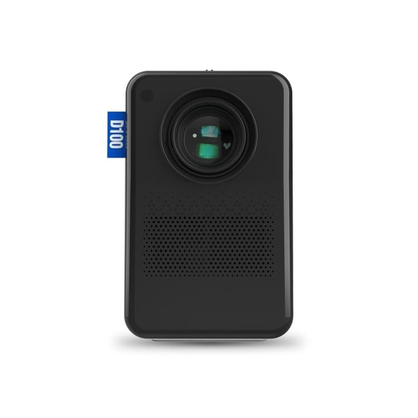 D100 180 ANSI Lumens Mini LED+LCD Smartphone Wireless Screen Mirroring Projector, Plug Type:US Plug A146-EDA003477902A