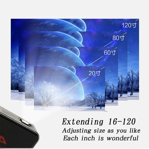 C6 2GB+32GB Android Smart DLP HD Projector Mini Wireless Projector, UK Plug (White) A146-TBD0575548007