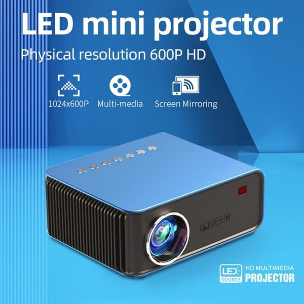 T4 Same Screen Version 1024x600 1200 Lumens Portable Home Theater LCD Projector, Plug Type:UK Plus( A146-EDA002251603A