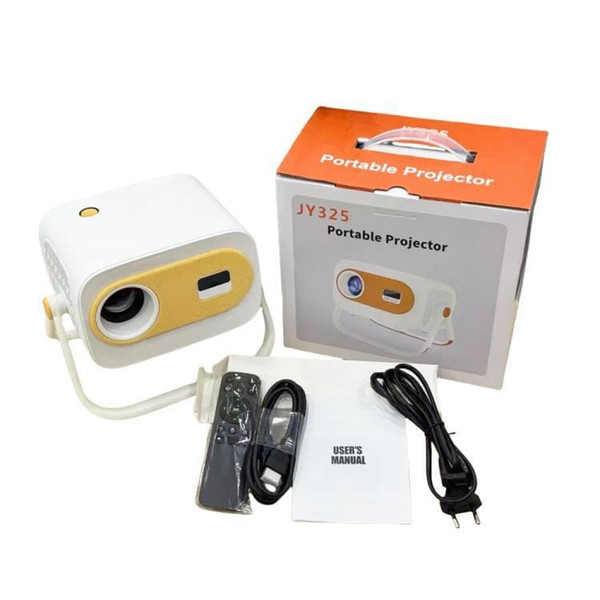 JY325 1280 x 720P 200ANSI Amlogic H713 CPU Android 11.0 Portable Projector, US Plug(White) A146-EDA007517001A