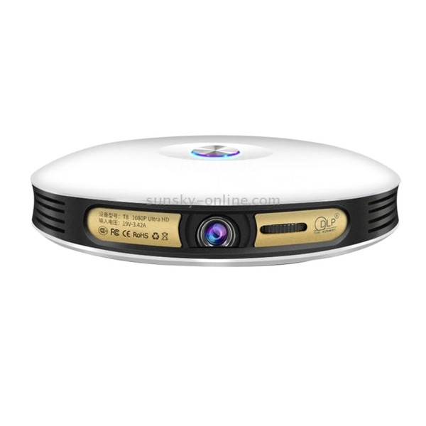 CACACOL ITC-DO8 220LM WiFi Smart 1280*800 DLP DMD LED Portable Projector with Remote Control,  Andr A146-DMP1422