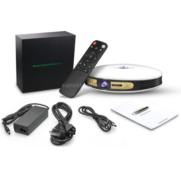 CACACOL ITC-DO8 220LM WiFi Smart 1280*800 DLP DMD LED Portable Projector with Remote Control,  Andr A146-DMP1422
