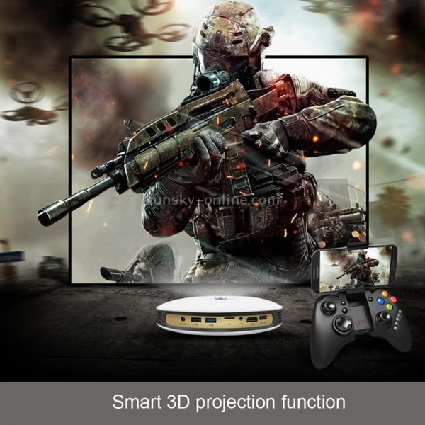CACACOL ITC-DO8 220LM WiFi Smart 1280*800 DLP DMD LED Portable Projector with Remote Control,  Andr A146-DMP1422