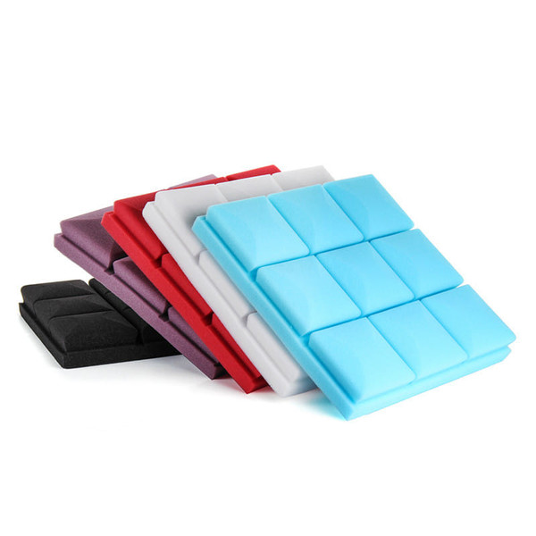1Pc 30x30x5cm Soundproof sponge Acoustic Soundproof Sound Stop Absorption for KTV Audio Room C122-1268225