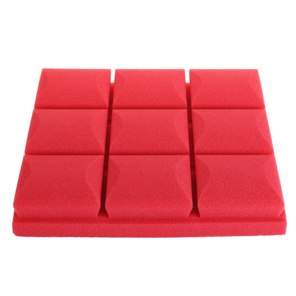 1Pc 30x30x5cm Soundproof sponge Acoustic Soundproof Sound Stop Absorption for KTV Audio Room C122-1268225