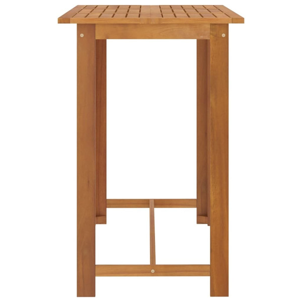  Garden Bar Set Grey Solid Acacia wood 9 Piece Set A949-3068015