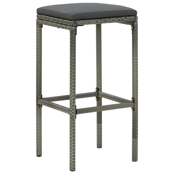  Garden Bar Set Grey Solid Acacia wood 9 Piece Set A949-3068015