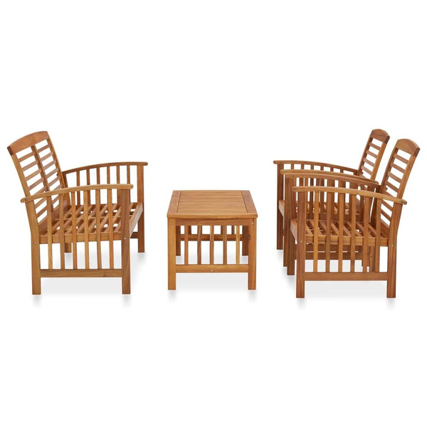  Garden Lounge Set Natural Wood Solid Acacia wood Standard Durable A949-3057971