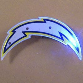 San Diego Chargers Officially Licensed Flashing Lapel Pin A706-2285000