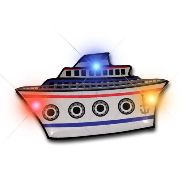 Cruise Ship Flashing Body Light Lapel Pins A706-3575010