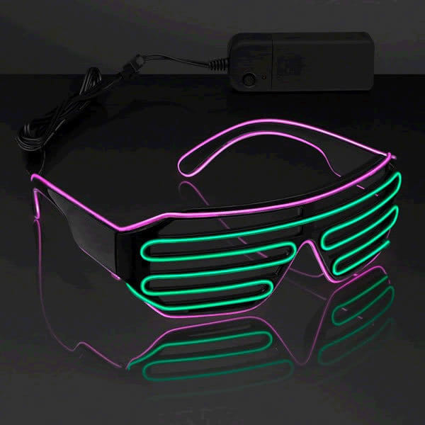 Electro Luminescent Green and Pink Shutter Shades A706-A1600